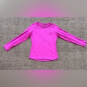 IBKUL Pink UPF 50 Sun Shirt Long Sleeve Golf Top Womens XS